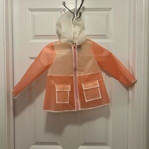 Pink Hooded Raincoat for Kids